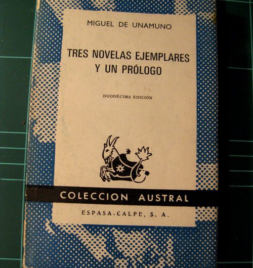 Tres novelas ejemplares y un prólogo / Miguel de Unamuno